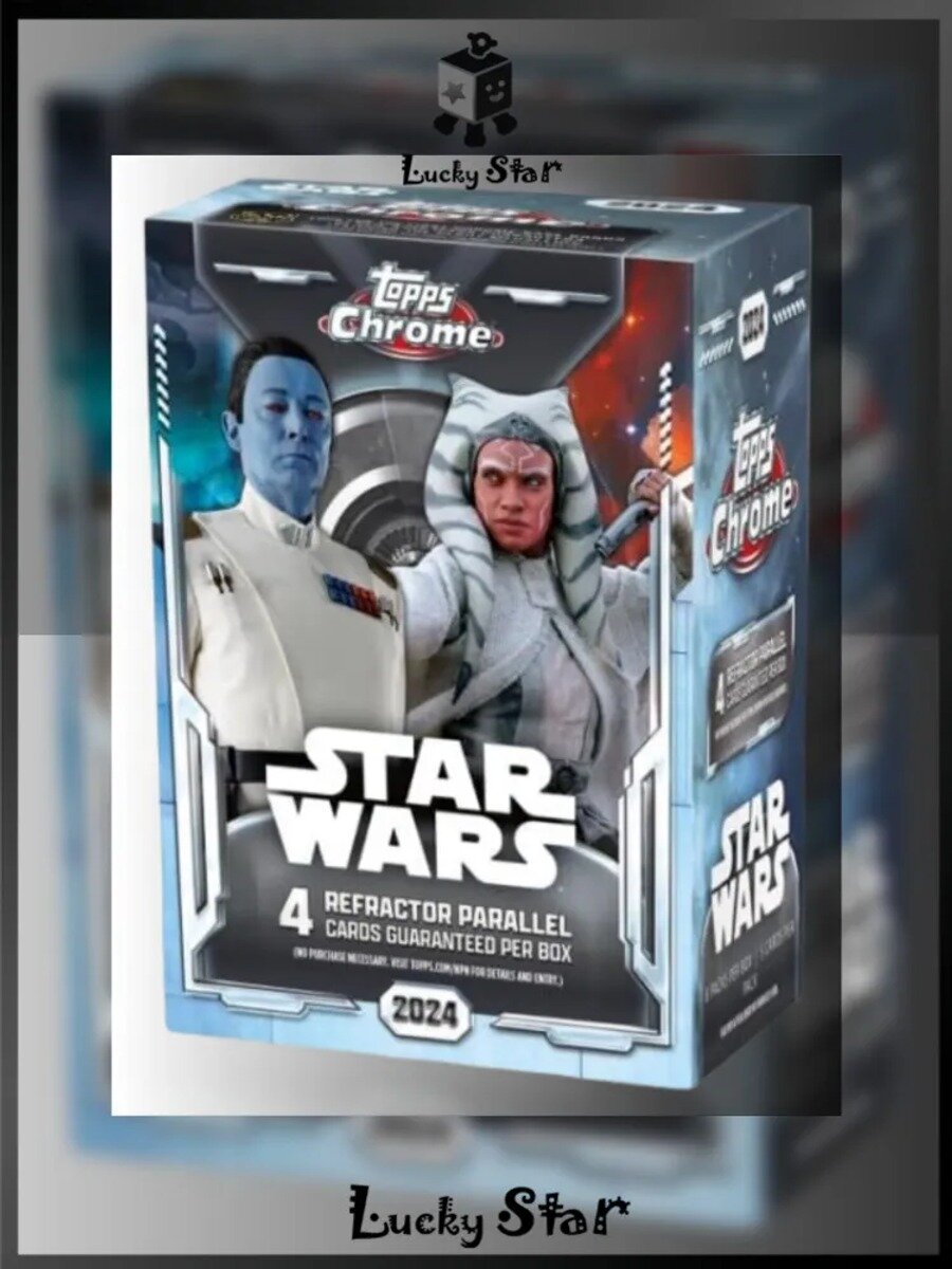 Know Easyxкарточка Topps 2024 (Star Wars) Chrome Value Bo x Star Wars Chrome Коллекционная карточка