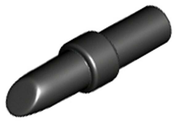 Деталь Lego 93094pb03 Minifigure, Utensil Lipstick with Black Handle Pattern