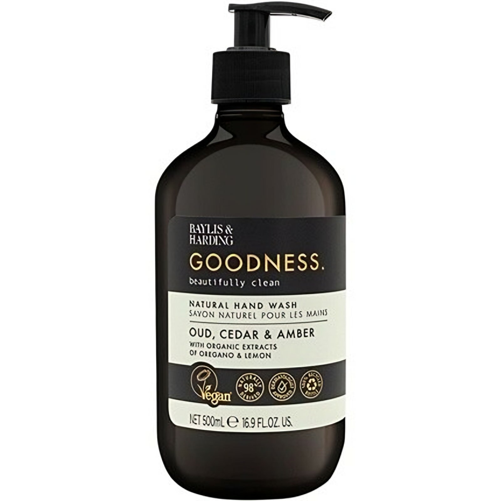 Baylis & Harding - Goodness Oud, Cedar & Amber Hand Wash Жидкое мыло для рук 500 мл