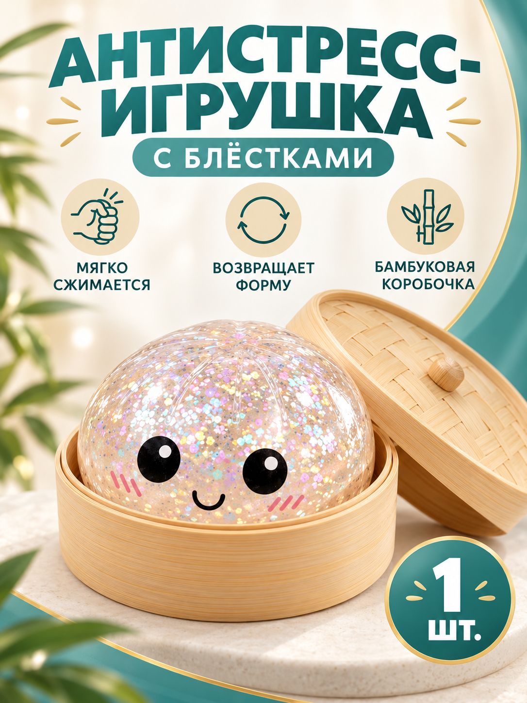 Сквиш Дамплинги Антистресс Слайм