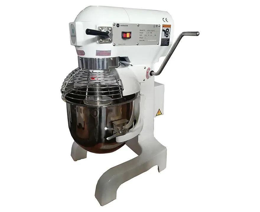 Миксер планетарный напольный Hurakan HKN-IP20FE. чаша 20 л. 3 скорости, фиксированная траверса, 105-408 об/мин. на 3 кг. теста, 0.75 кВт 220В