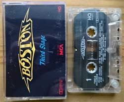 Аудиокассета BOSTON 'Third Stage' (1986 USA press, HQ, Dolby HX PRO B NR, 011, MCAC-6188, ex/ex-) (MC5080)