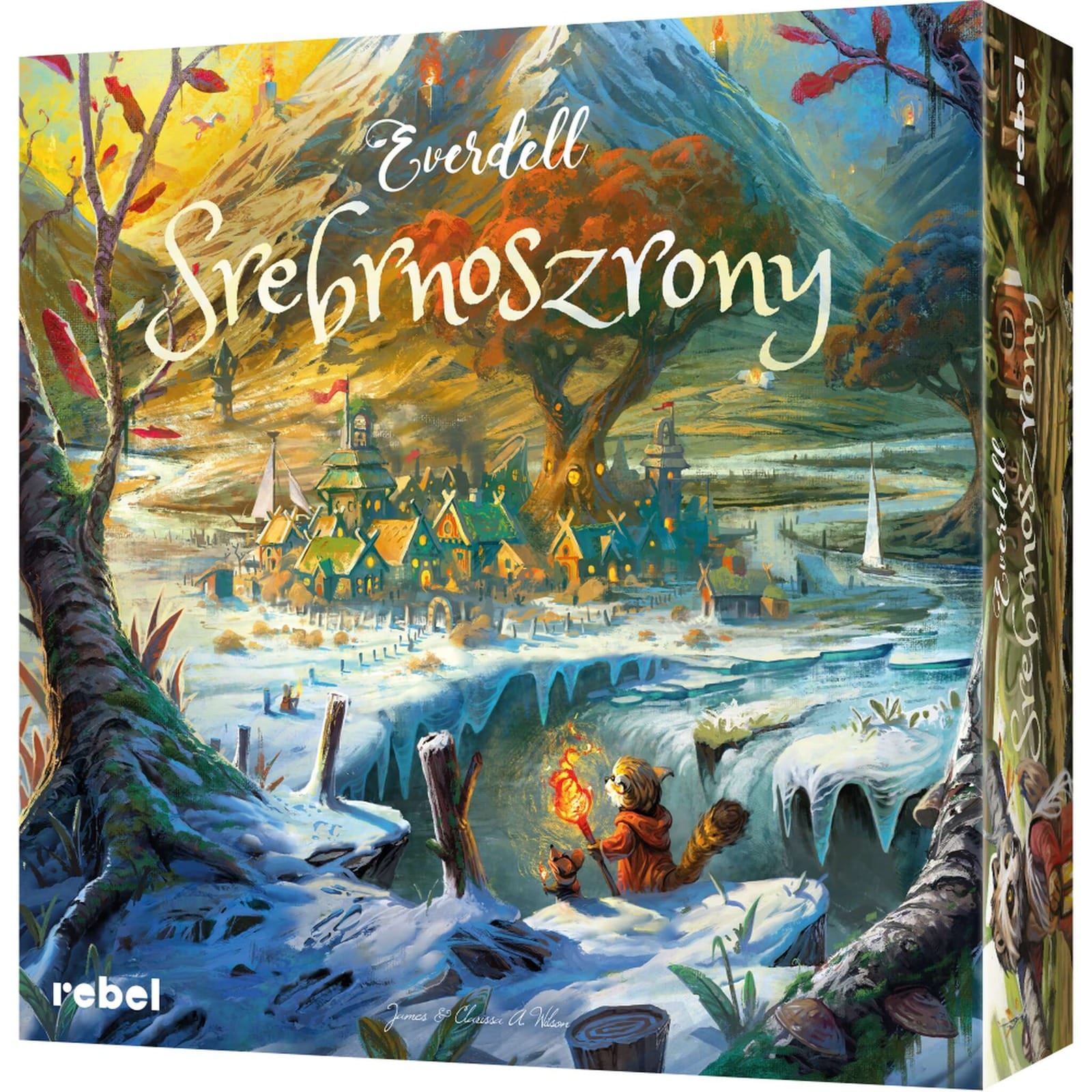 Настольная игра Rebel Everdell "Серебристый иней", стратегическая