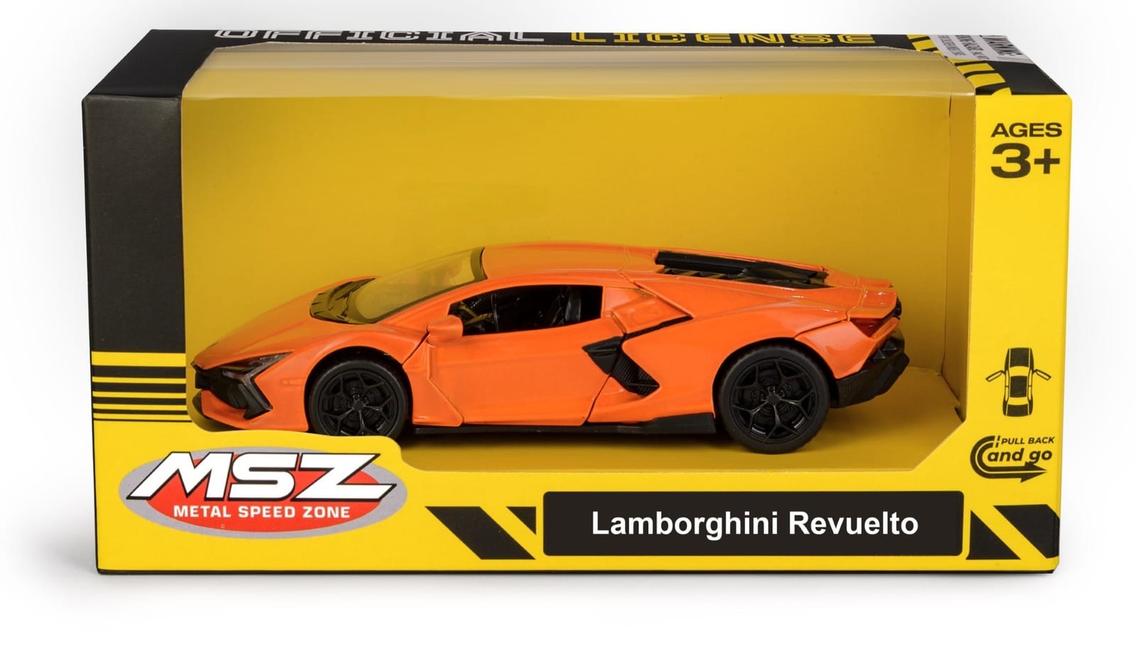 Игрушечная машинка Daffi MSZ Lamborghini Revuelto, оранжевый