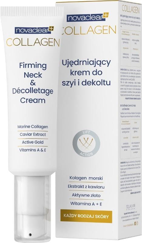 Крем для ухода за кожей Novaclear Collagen, укрепляющий для шеи и декольте, 50 мл