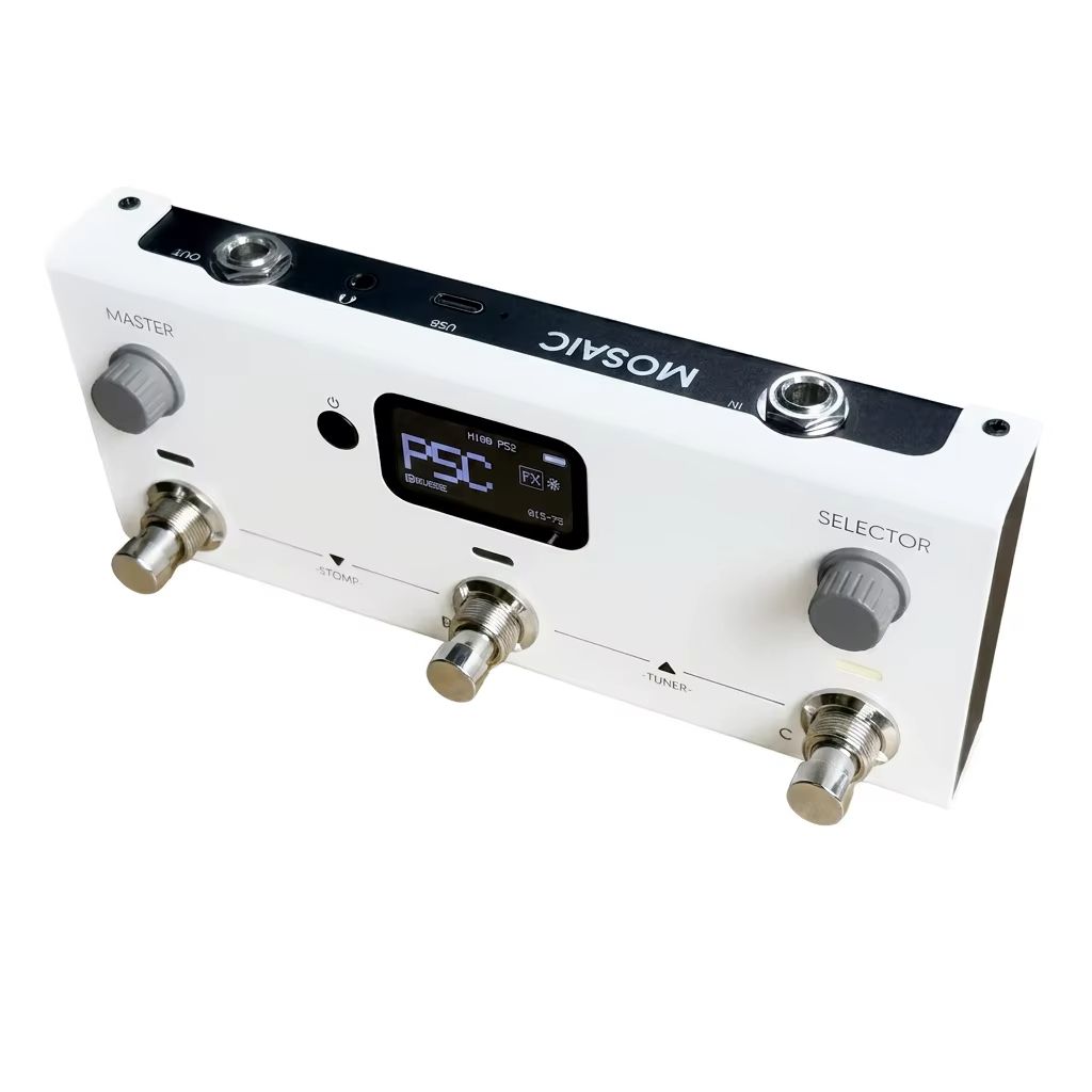 LIVTRA мозаика 3-Switch Multi-Effects гитара бас педаль 30 ампс 30 кабин IR NAM USB аудио Bluetooth 7.5h батареи