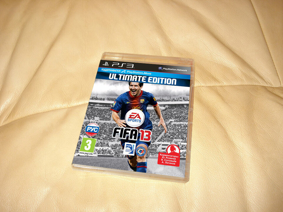 "EA Sports FIFA 13" (Полностью на Русском) – Лицензионный Диск для PlayStation-3 (3+)