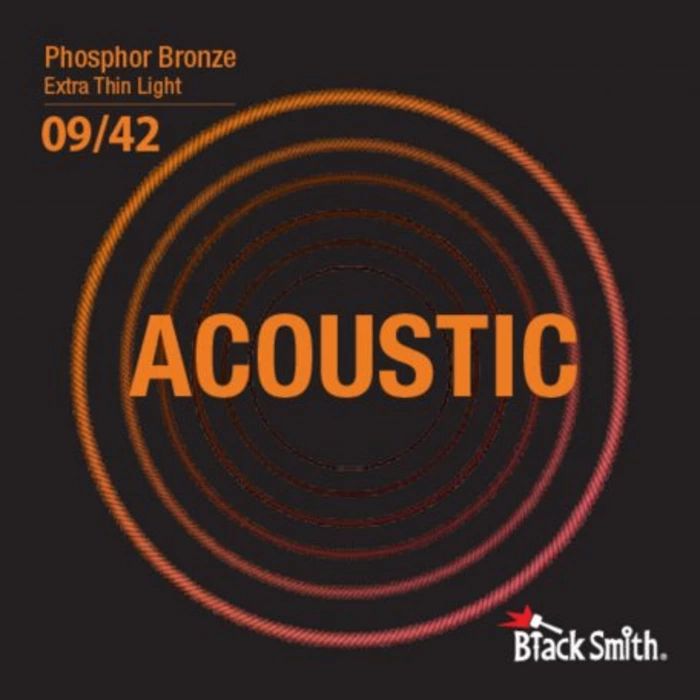 BlackSmith Phosphor Bronze Extra Thin Light 9/42 Струны для акустической гитары