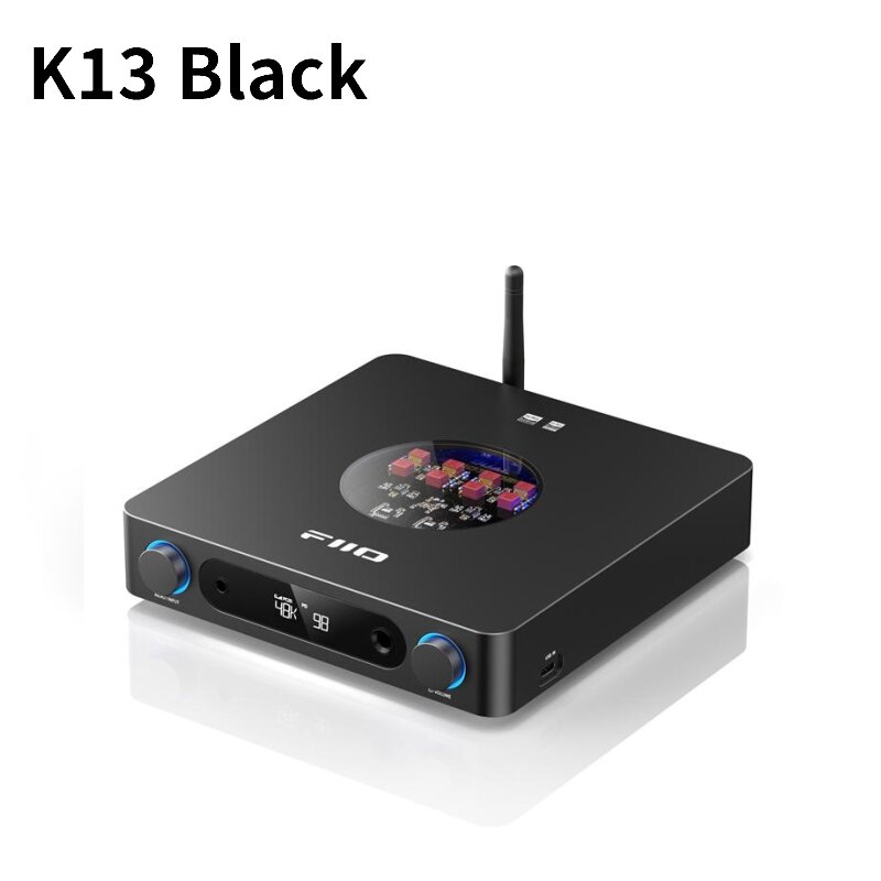 FiiO K13 Полнофункциональный настольный усилитель для наушников с поддержкой Bluetooth, декодирующий аудио без потерь