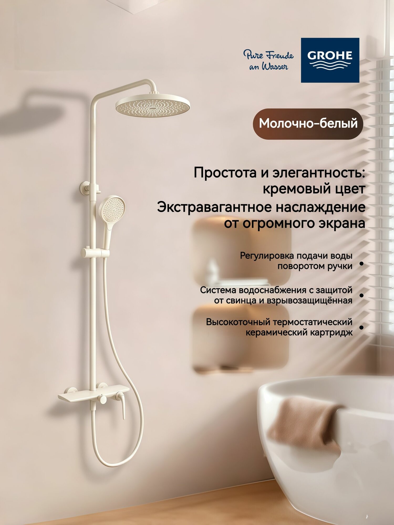 Душевая система GROHE для ванной