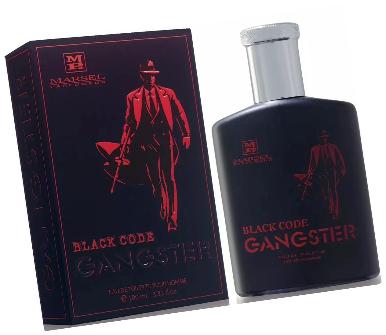 Marsel Parfumeur Gangster Black Code туалетная вода мужчине 100 мл - Гангстер Блэк Код Черный