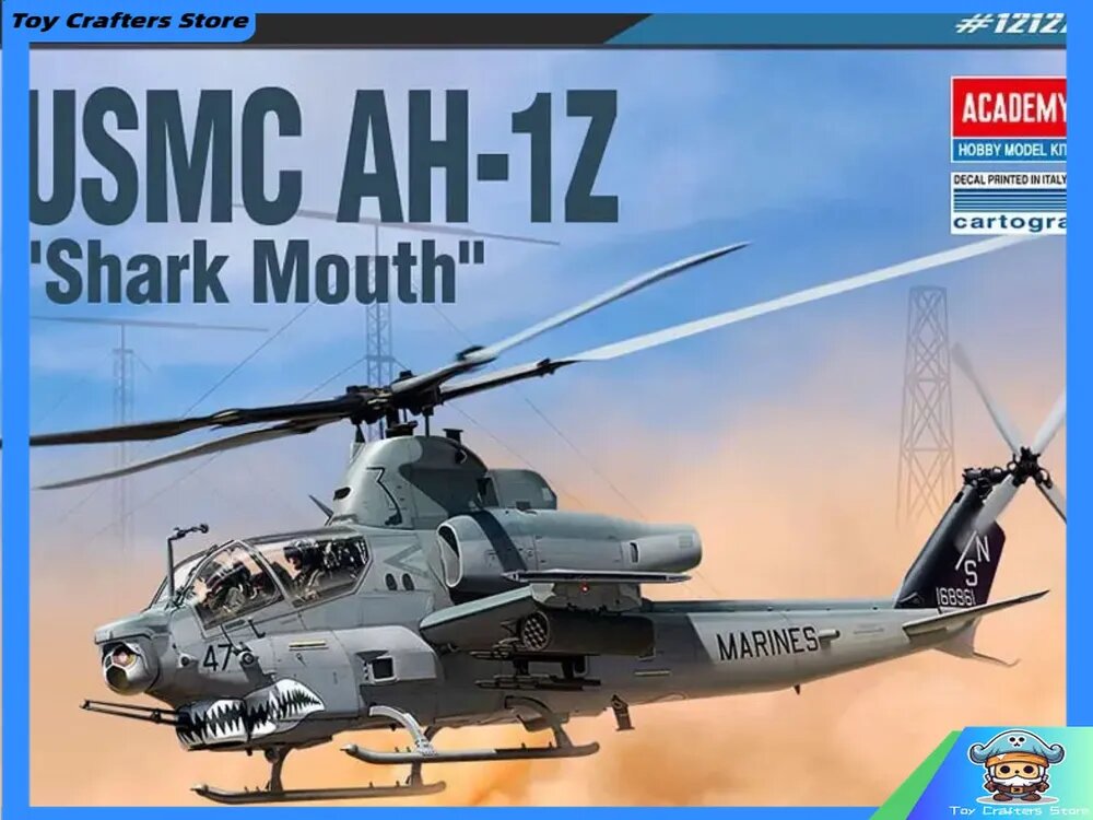 Academy 12127 1/35 Пластиковая модель самолета USMC AH-1Z Shark Mouth