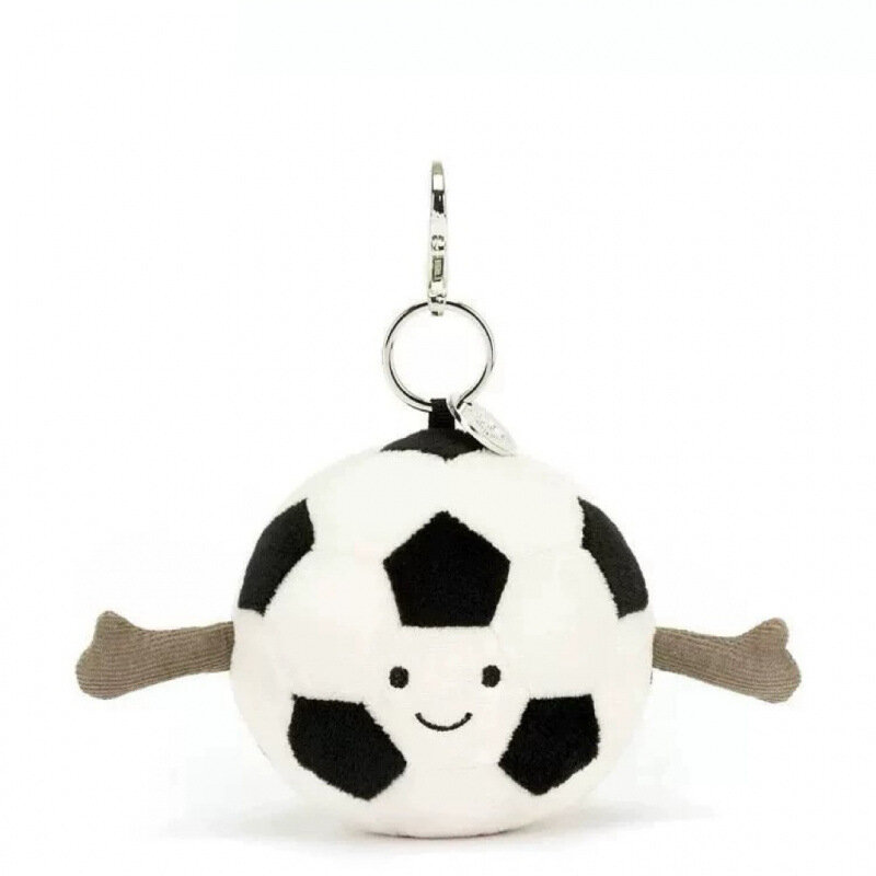 Плюшевый брелок Jellycat Soccer Ball 9-12 см со всеми бирками и штампом, с мешком