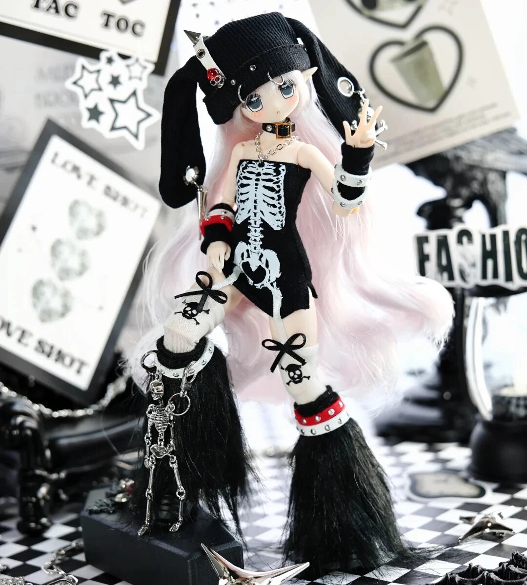 MEET PHOENIX AKASTIIC RECORDS 1/6 BJD кукла с имплантированными волосами Черный, Open-JINGYUAN