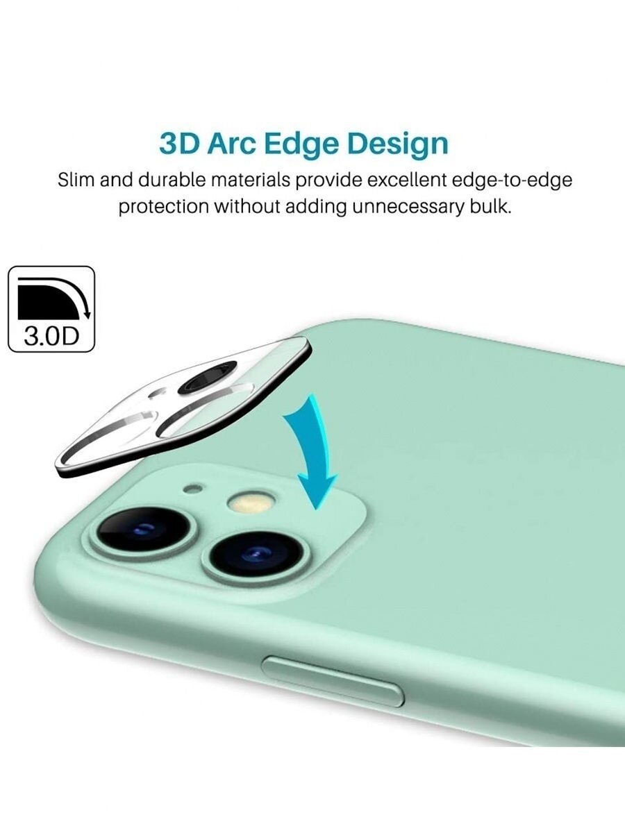 Защитное стекло для камеры Apple iPhone 11, Lens Shield, прозрачный
