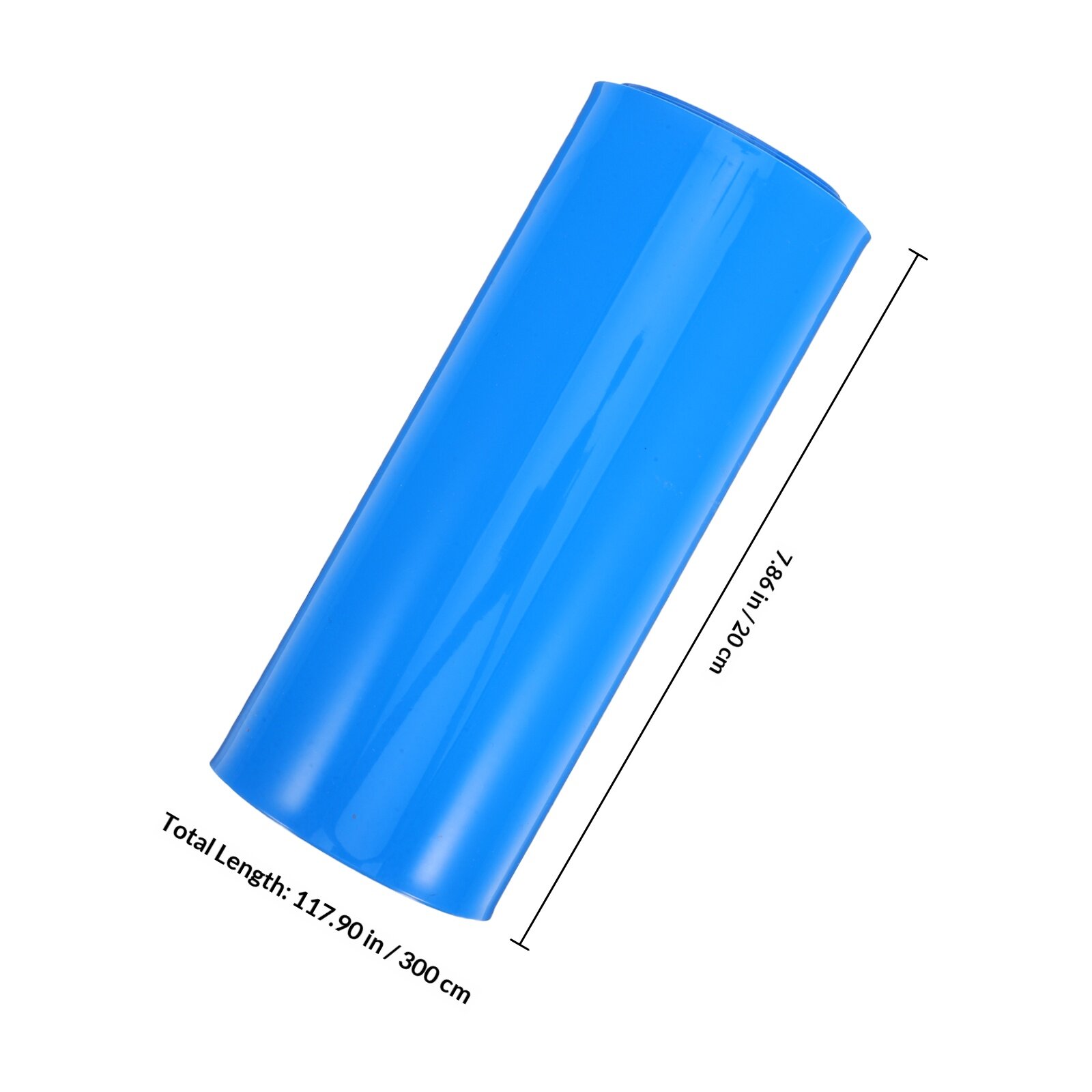 Гибкая Трубка Из Пвх Для Батареек Синего Цвета 300.00X20.00X0.10Cm