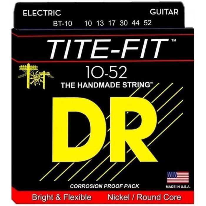 DR String BT-10 TITE-FIT Струны для электрогитары