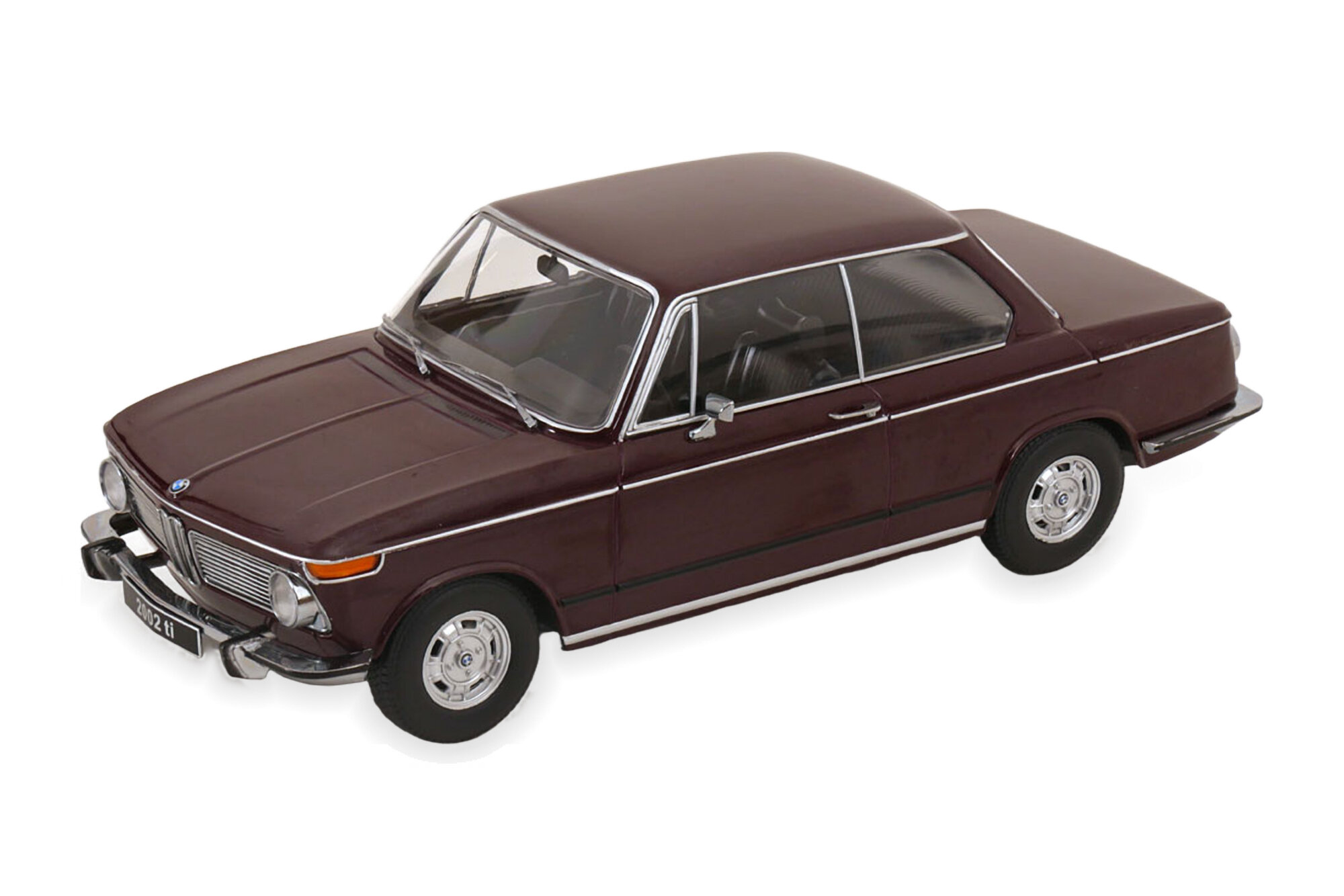 Модель коллекционная KK-SCALE Bmw 2002 ti 1 series 1971 darkred-metallic