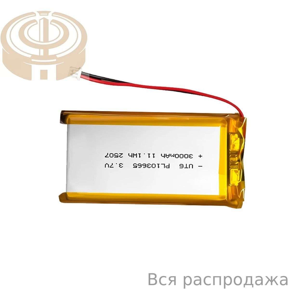 Литий-полимерный аккумулятор Heltec V4 3,7 В 3000 мАч PL103665 для отладочной платы T114 V2 LoRa 32 V3