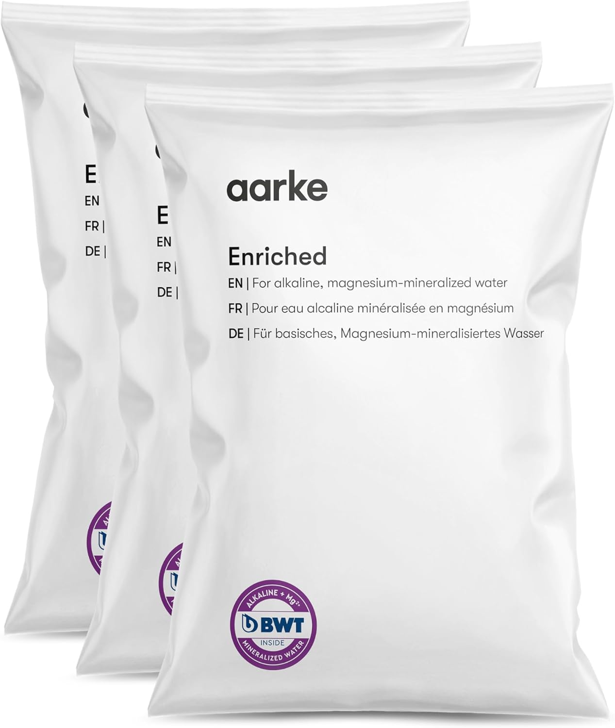 Комплект сменных фильтров Aarke Pure из 6 мешков обогащают воду магнием и превращают водопроводную воду в щелочную, фильтрует до 120 литров
