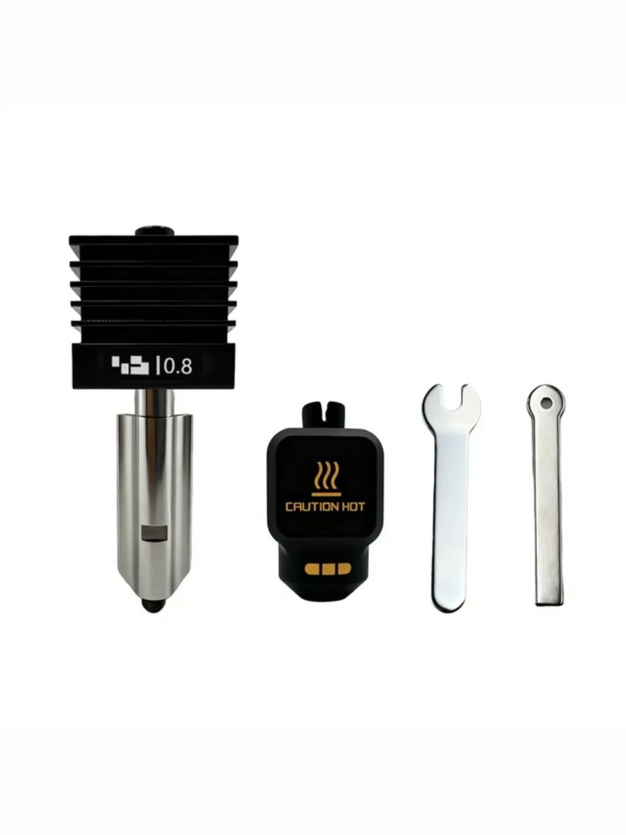 Сопло 0.8 мм для Bambu Lab P2S / H2S / H2D / H2C / X2D, хотэнд в сборе со сменным наконечником, закаленная сталь