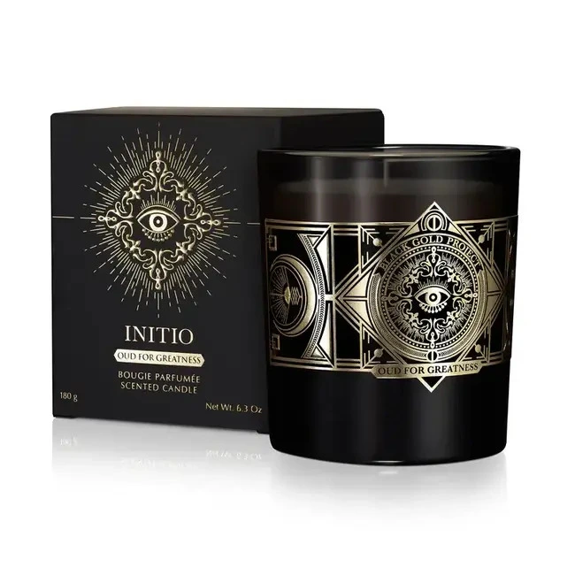 Initio Parfums Prives Oud For Greatness свеча для дома 180 гр - Уд Фор Грейтнесс