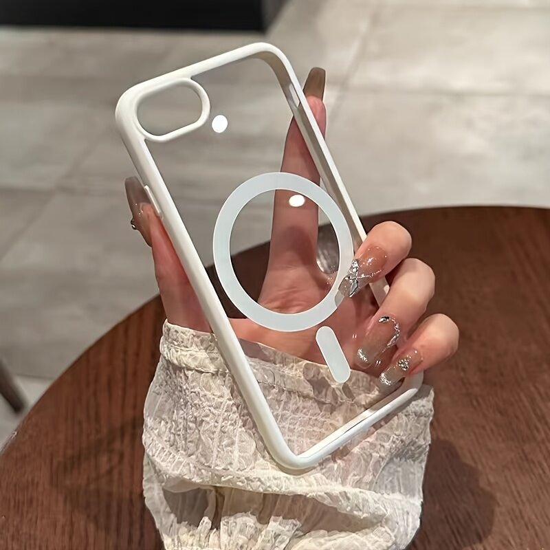 Прозрачный жесткий чехол из акрила для смартфона, белый