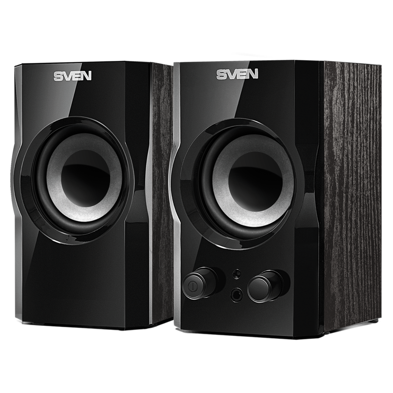Колонки Sven SPS-606, 6 Вт, проводное подключение, чёрный SV-014230