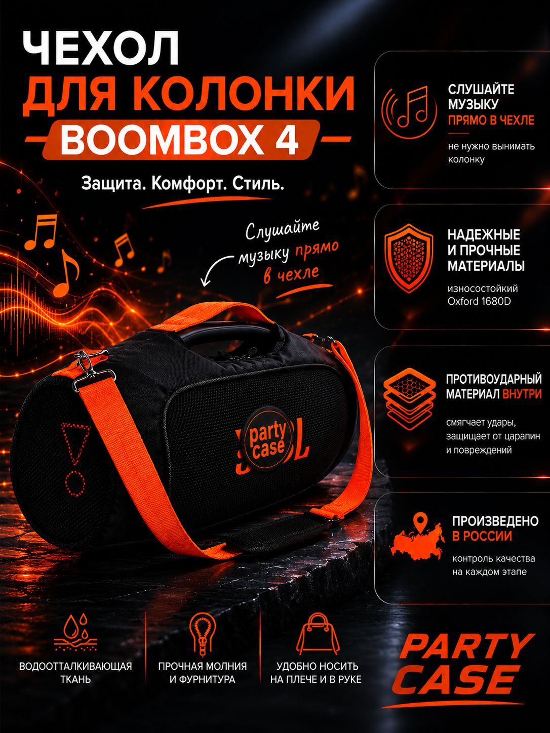 Чехол для колонки Jbl Boombox 4