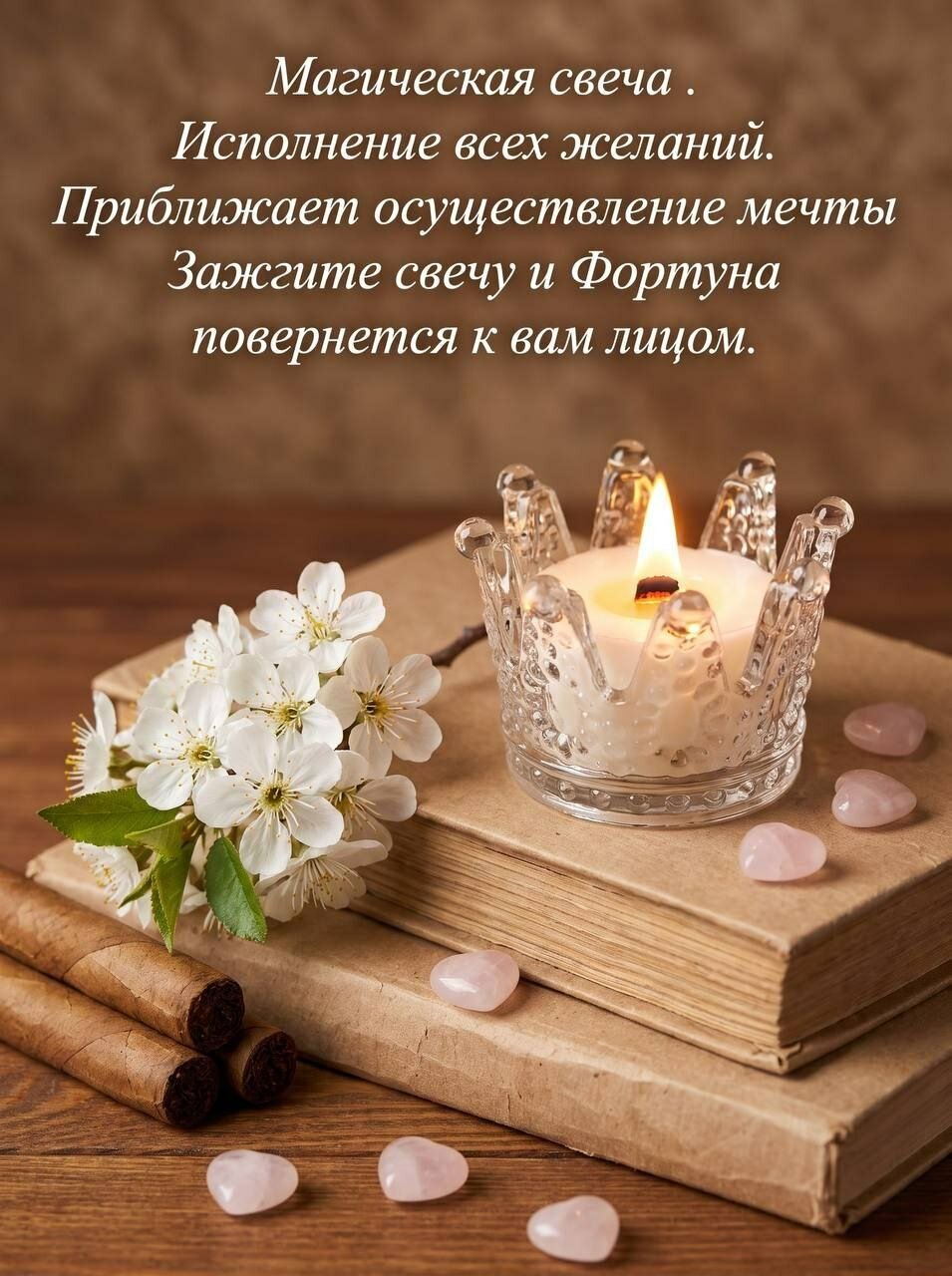 Магическая свеча"Исполнение всех желаний"