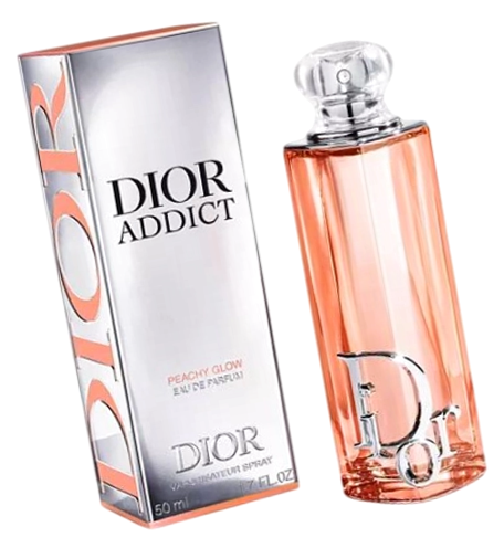 Женская парфюмерная вода Dior Addict Peachy Glow 50 мл / Кристиан Диор Персик