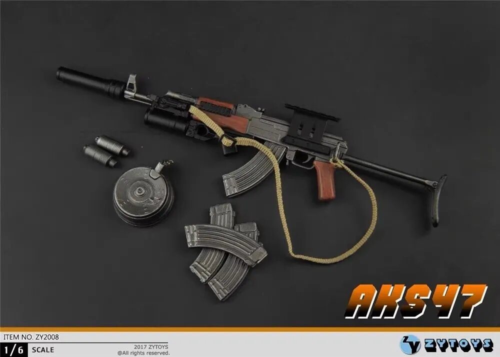 Конструктор оружие сборная модель винтовка АКС 47 винтовка 1:6 Модель солдат.