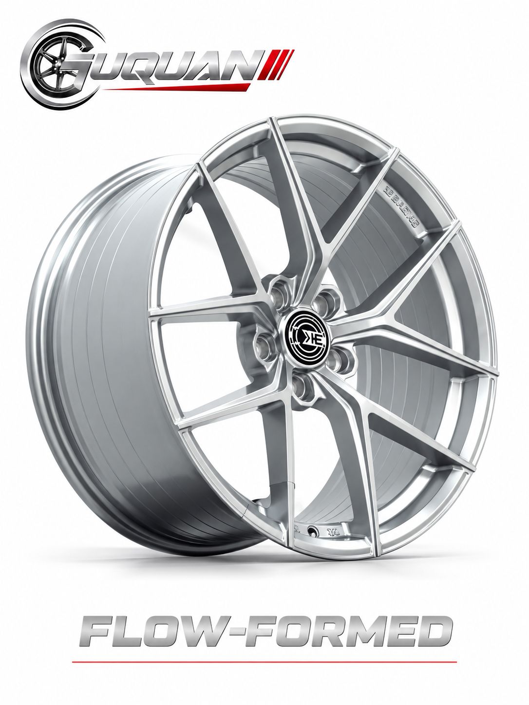 Колесный диск BBS Flow Forming YS1316 R19 9.5J ET35 5x112, серебристый, с комплектом аксессуаров