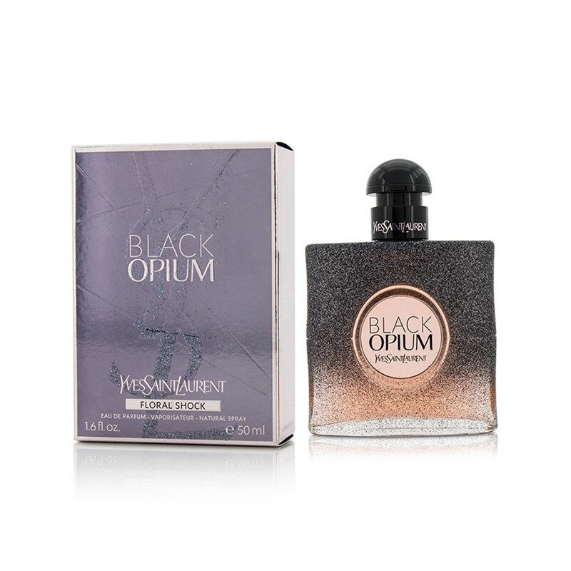 Парфюмерная вода для женщин Yves Saint Laurent Black Opium Floral Shock 50 мл / Духи Ив Сен Лоран Блэк Опиум Флорал Шок