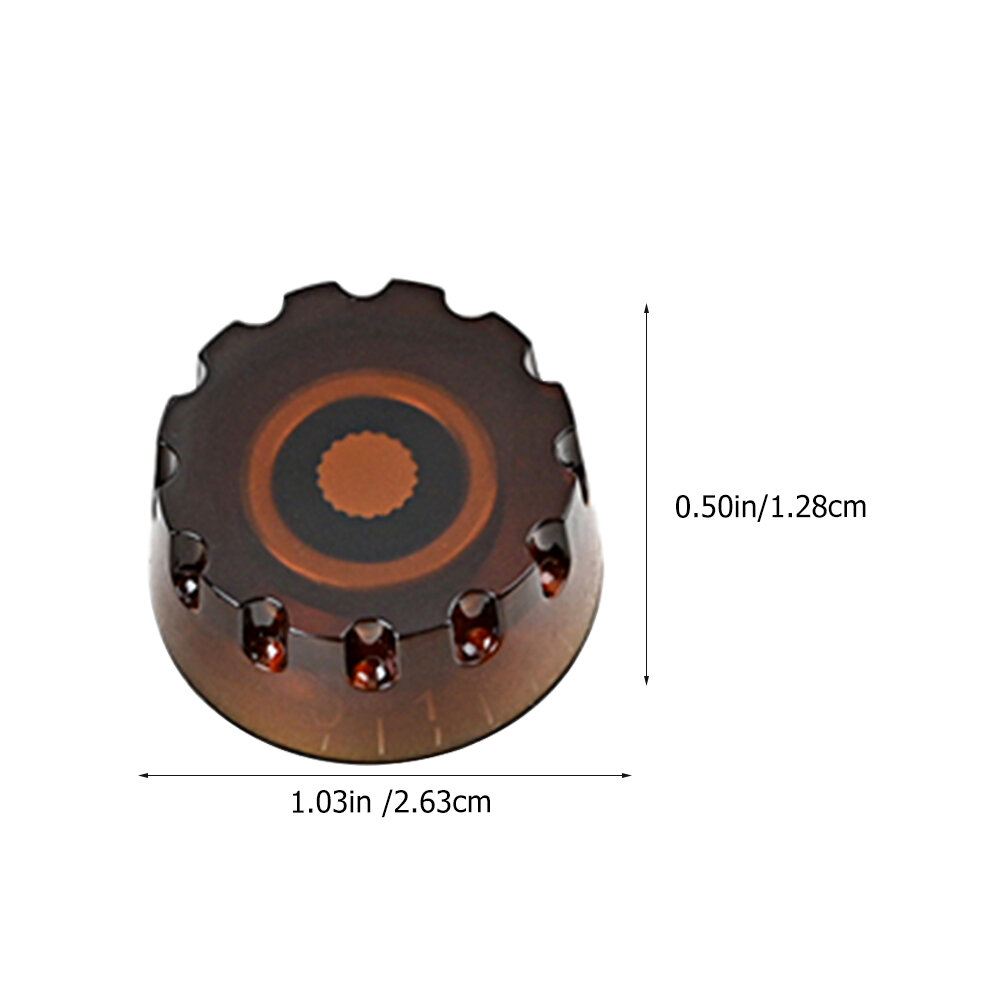 Кнопка Громкости Для Гитары Из Пластика 4 Штуки Размер 2.63X2.63Cm