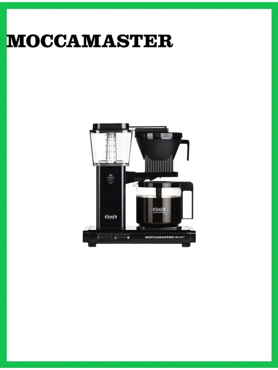 Moccamaster Кофеварка капельная KBG 741 Select, черный, классический вариант