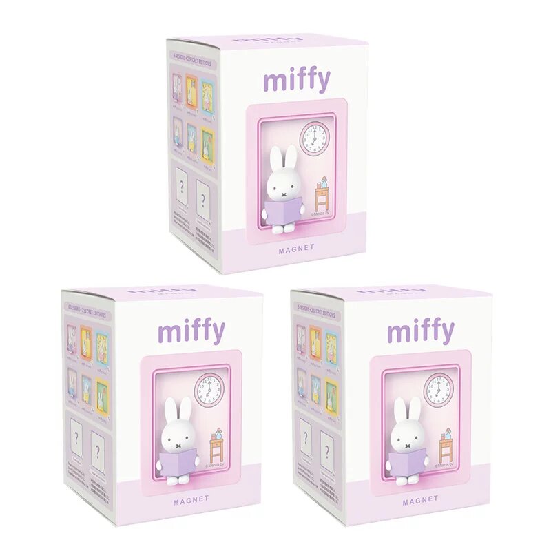 Miffy 2-е поколение рамочный подставка слепой ящик коллекция - 3 случайные фигурки для коллекционеров