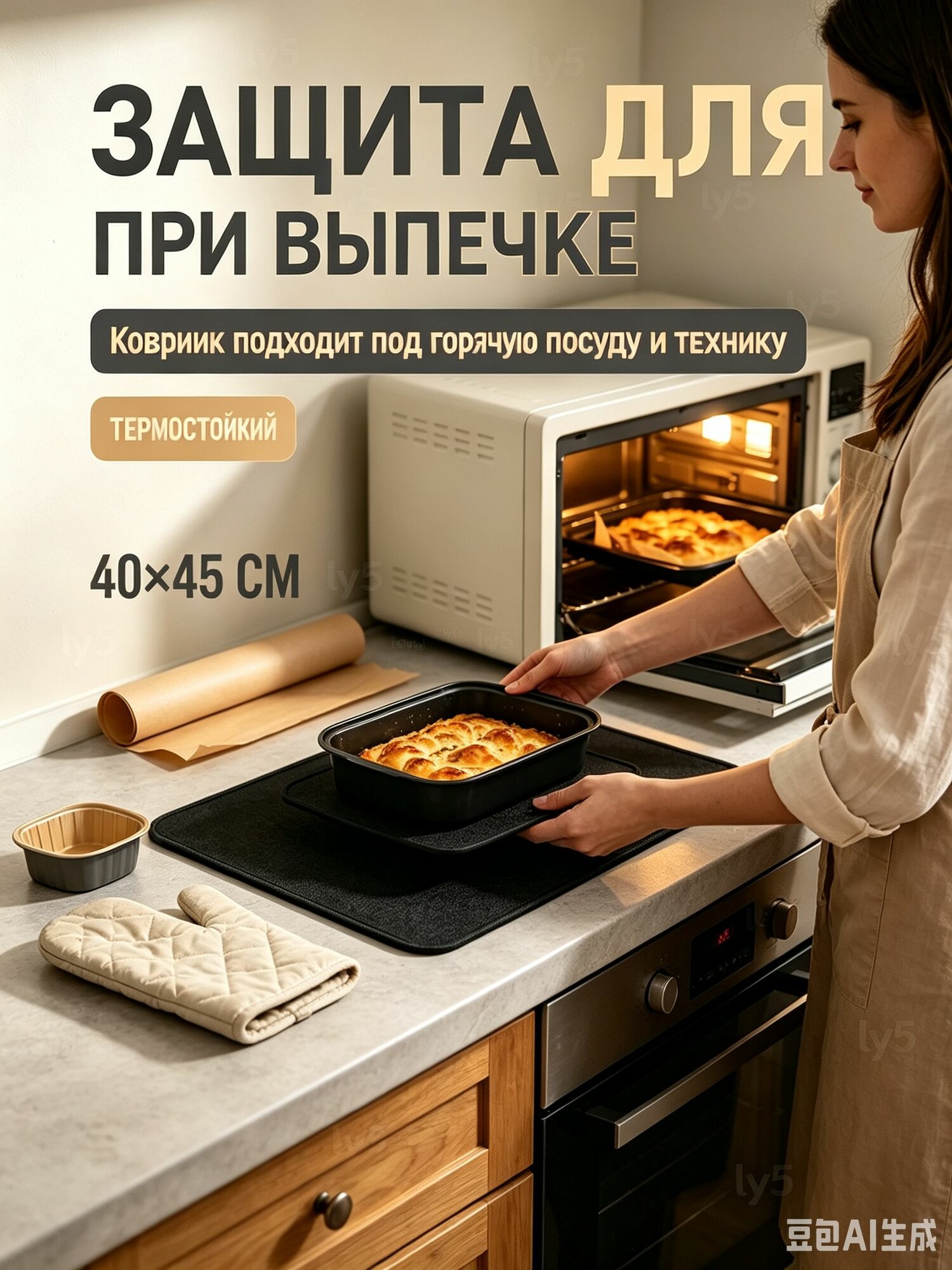 Коврик для приготовления 0.45 м х 40 см, 1 мкм, 1 шт