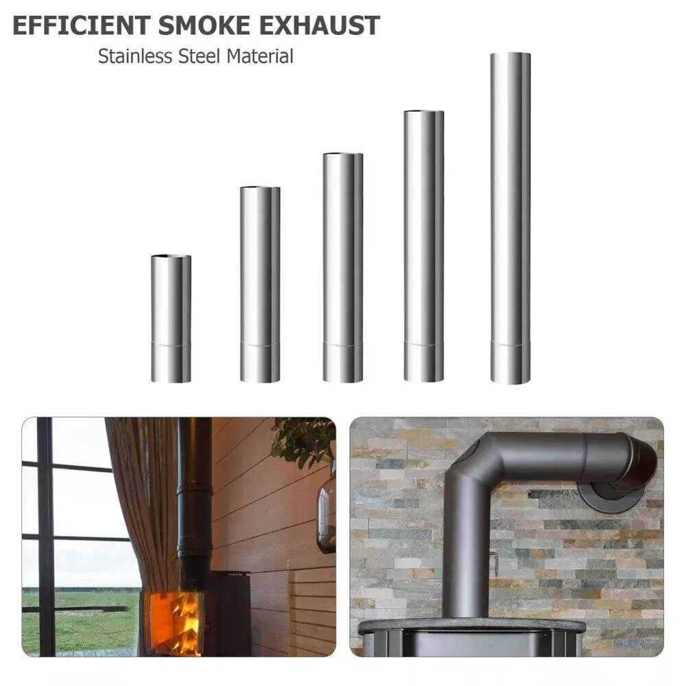 Облицовка дымохода из нержавейки для газового водонагревателя, DIY комплект