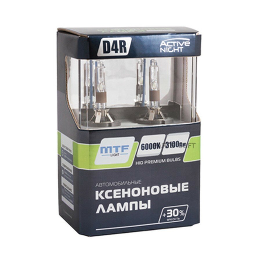 Лампы ксеноновые МТФ D4R, 6000К 30, 2ШТ от официального дистрибьютора, MTF-LIGHT, артикул AS6D4R