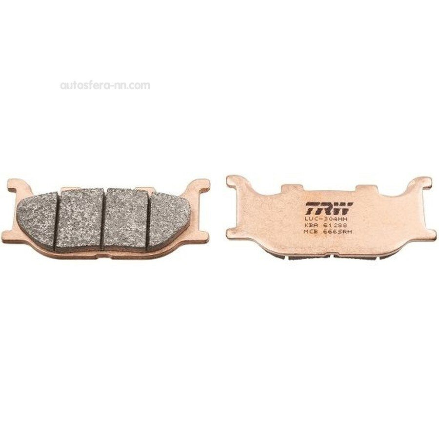 TRW MCB666SRM Колодки тормозные дисковые передн MBK: YP 250 00-, VP 400 04-, Yamaha: YP 250 98-, YP 250 96-, YP 250 99-, YP 400 05-, XP 500 04-07