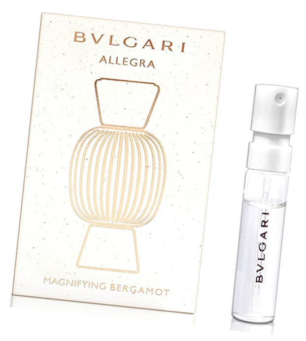 Парфюм в миниатюре: Парфюмерная вода Bvlgari Magnifying Bergamot Essence пробник 1.5 / Булгари Эссенция Бергамота сэмпл