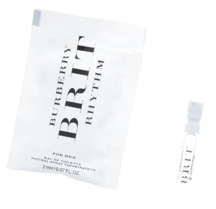 Туалетная вода Burberry Brit Rhythm For Woman пробник 2 / Барбери Брит Ритм Фор Вумен мини-версия / Сэмпл