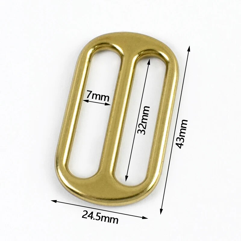 Металлические пряжки Meetee латунные 32mm