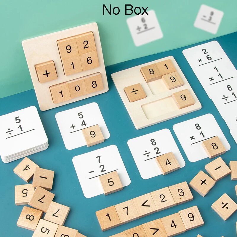Деревянная доска для счета GOOD LUCKY BOY для детей от 3 до 6 лет A-NO BOX
