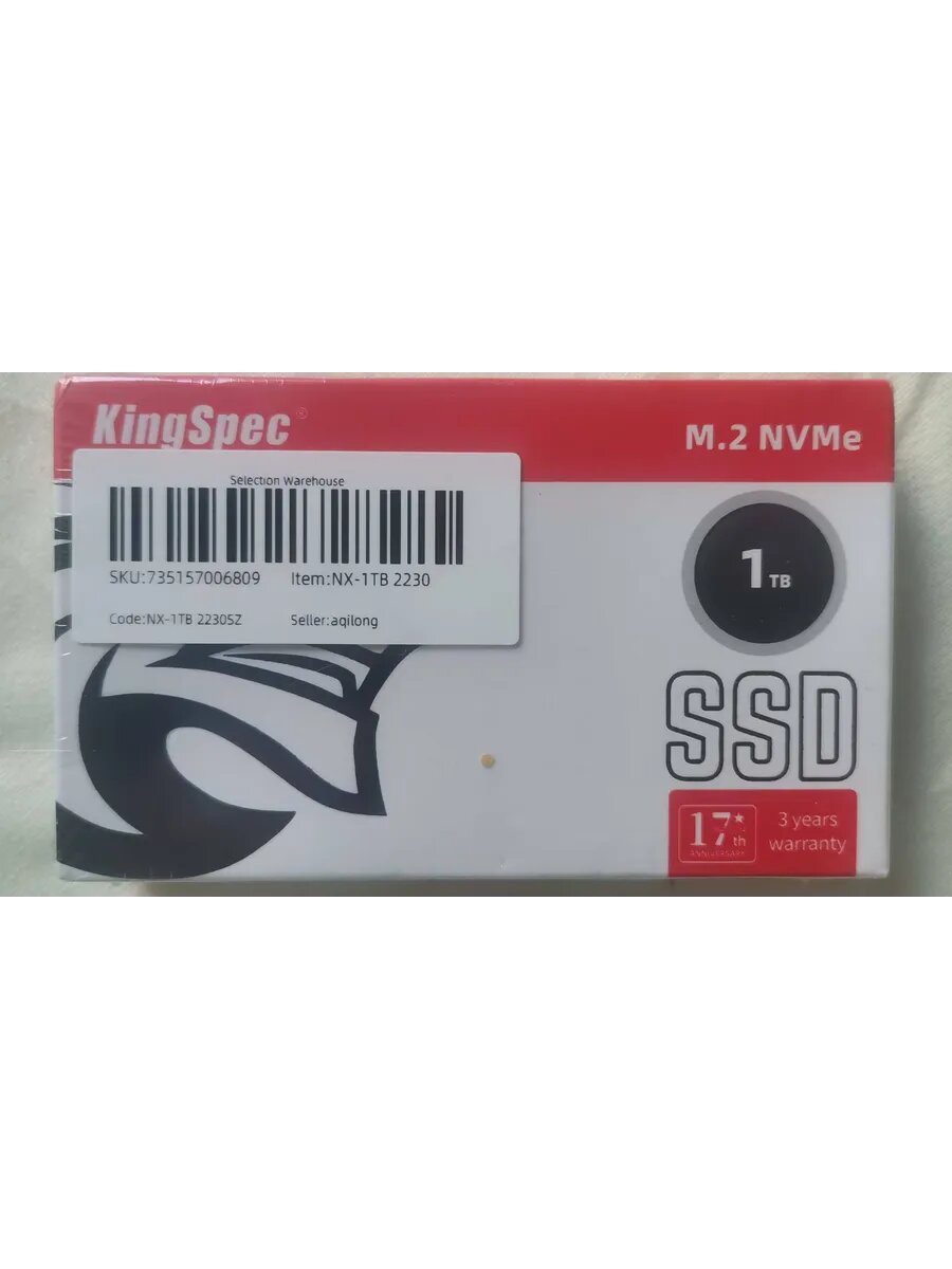 Kingspec nx 1T 2230 m.2 nvme pcie 3.0