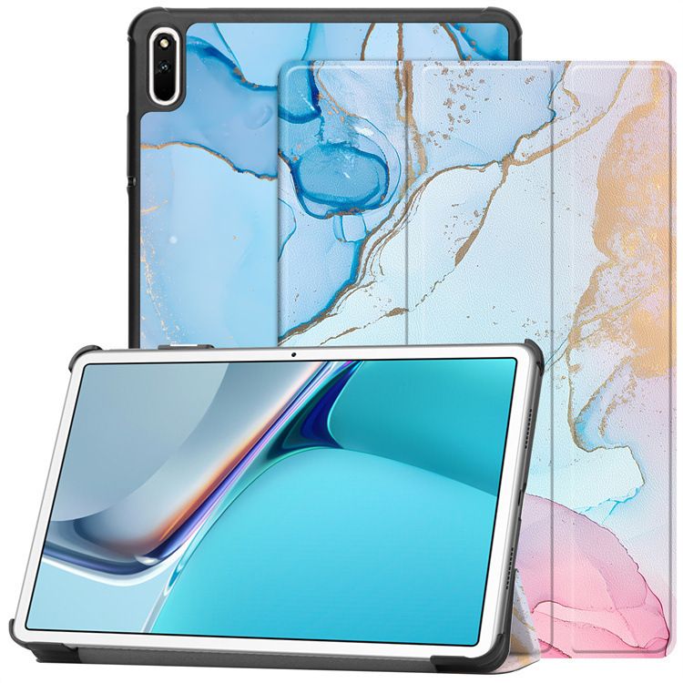 Чехол на Honor Pad X8b, NDL2-W09, Хонор Пад Х8б, 2026 года / Honor Pad X8a, NDL-W09, Хонор Пад Х8б, 2024 года, 11 дюйма, умный с магнитом, серый мрамор