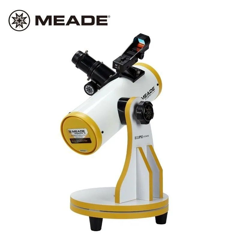 Телескоп Meade EclipseView 82 мм, рефлектор Ньютона, диаметр 82 мм, фокусное 495 мм, f/3,7, увеличение до 164х, монтировка Добсона, искатель с красной точкой,