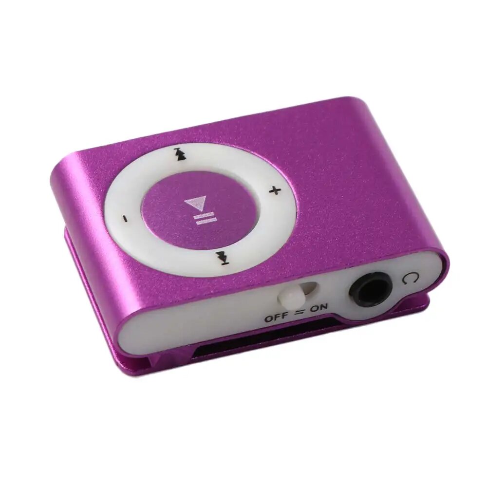 Waterproof Mini Metal MP3 Player Purple