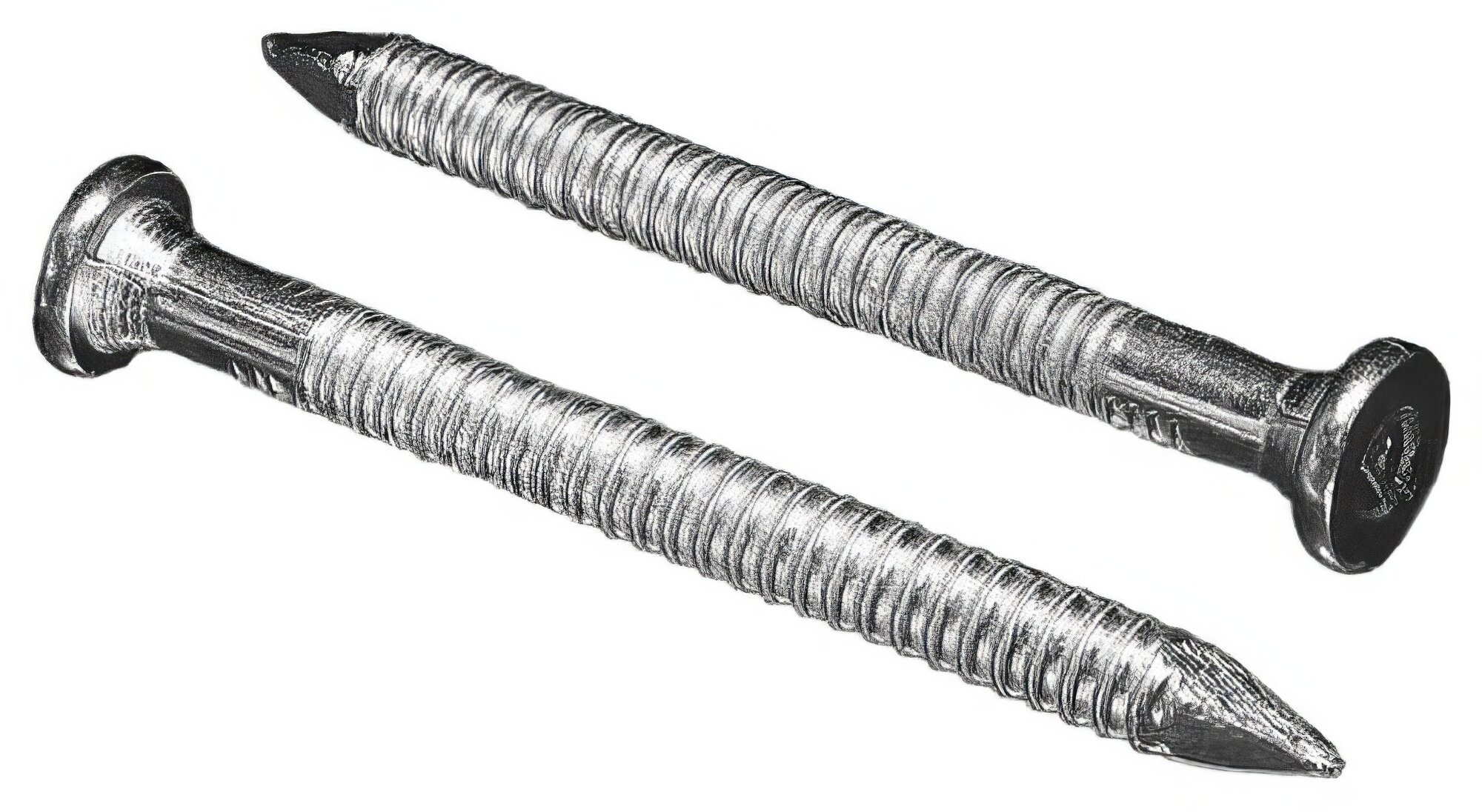 Ершеные анкерные гвозди BOWT оцинкованные, 4,0x100, 100 шт. C03874